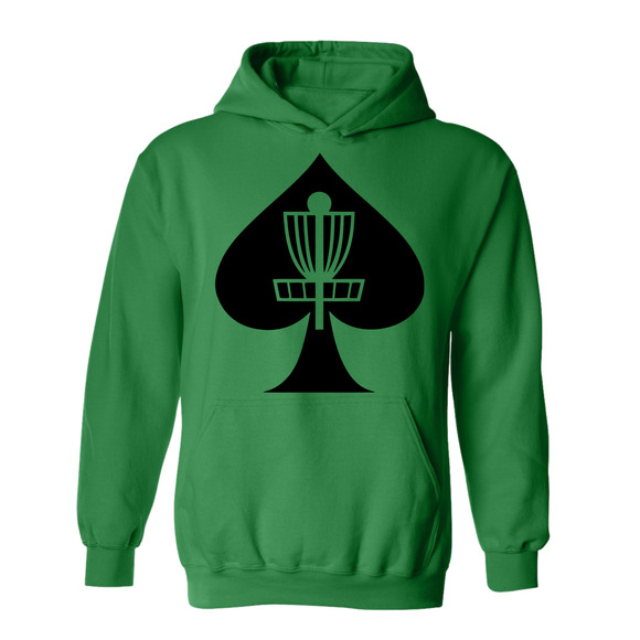 Disc Golf Hoodie ACES BASKET Discgolfer Discgolfing Sweatshirt - Picture 9 of 11